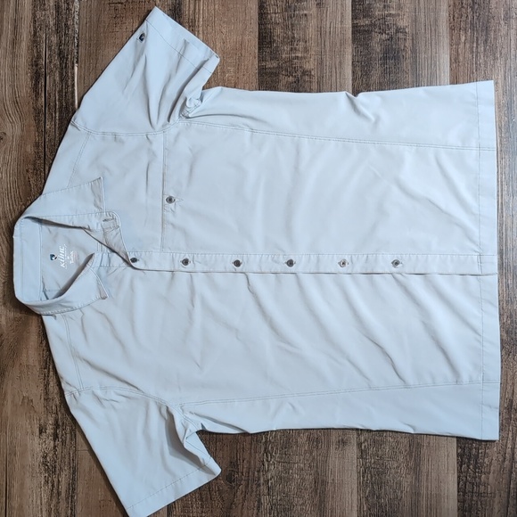 Kuhl Renegade Shirt Tufflex Fabric Size Medium in "Ash" Gray - Picture 2 of 11